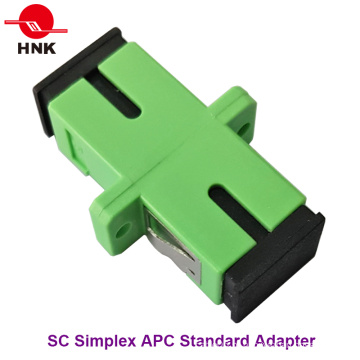 Sc Simplex Singlemode APC Padrão Fibra Óptica Adaptador Plástico